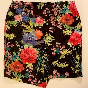 Tropical Floral Mini Skirt